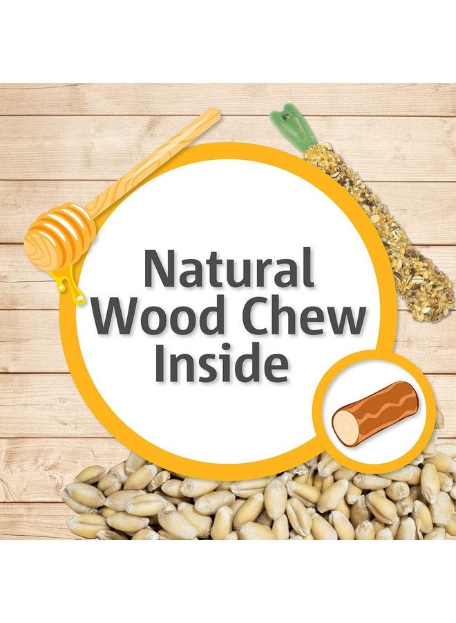 فيتاكرافت مجموعة من 3 أعواد مقرمشة بنكهة المشمش والكرز من فيتاكرافت لببغاوات الكونيور، 2 عصا لكل منها - Image 3