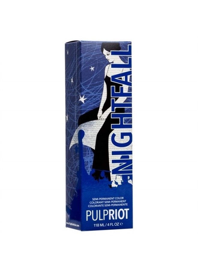 Pulp Riot - Semi-Permanent Hair Color for Unisex, Nightfall Blue, 4 Ounce - Image 1