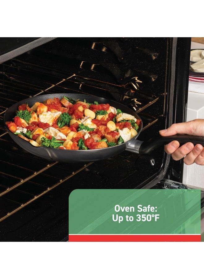 T-fal Specialty Nonstick Stockpot With Lid 12 Quart, Oven Broiler Safe 350F, Stay-Cool Handles, Kitchen, Cookware, Pots and Pans, Stock Pot, Soup Pot, Cooking Pot, Dishwasher Safe, Black - Image 5