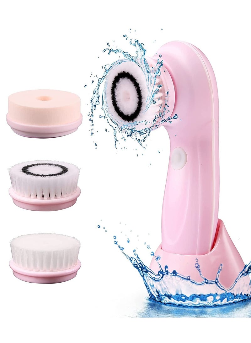ORiTi Facial Cleaning Brush Waterproof USB Rechargeable Portable With 3 Brush Head - Image 1