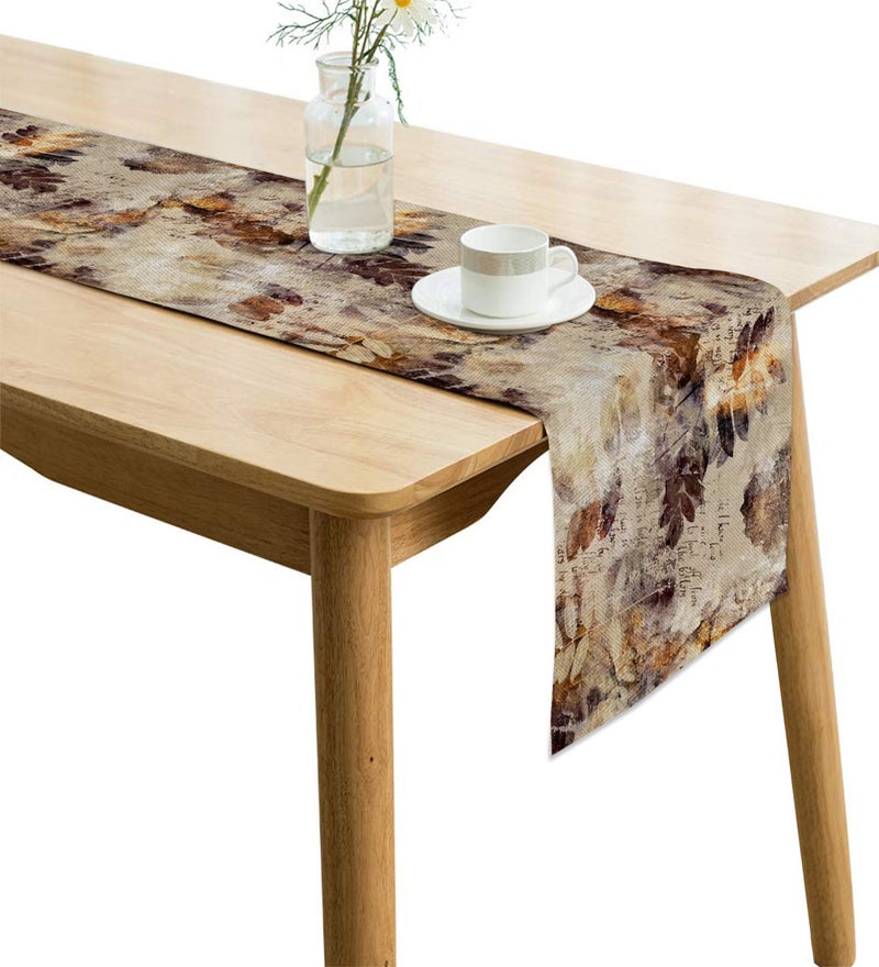 Amaze Attires Jute Table Runner Heat Resistant Dining Table Runner for 8 Seater 12 Inches × 94 Inches AATR0060 - Image 4