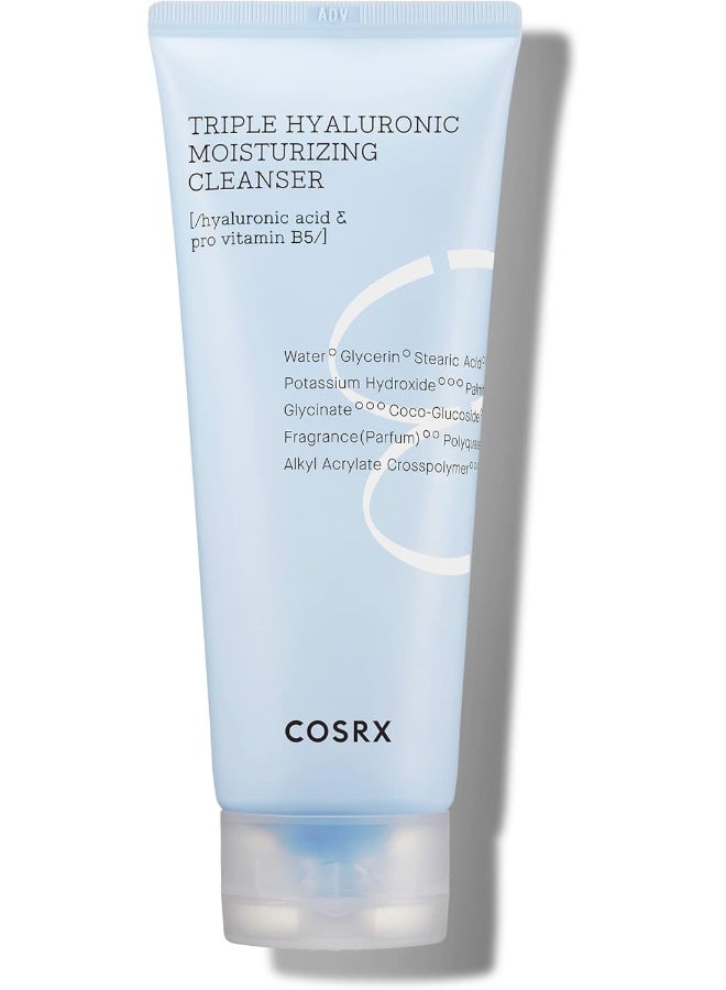 COSRX Triple Hyaluronic Moisturizing Cleanser 150Ml 150ml - Image 2