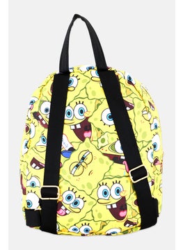nickelodeon Kids Boy Sponge Bob Square Pants Mini Backpack 26 H x 27 L x 10 W cm, Yellow Combo  - Image 2