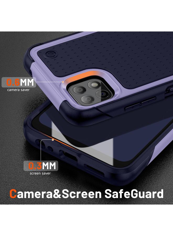 اس-توب جراب لهاتف Samsung Galaxy A22 5G PC + جراب هاتف واقٍ مقاوم للصدمات من مادة TPU - Image 4