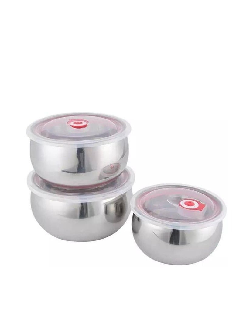 Generic Fresh Box Stainless Steel Food Storage Container Set – 6 Pieces 