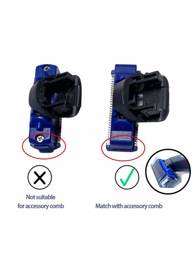 VINI Shaver Guide Comb for Old Version of Microtouch Solo Mens Shaver Electric Micro Trimmer (1MM+3MM+5MM+Brush) - Image 4