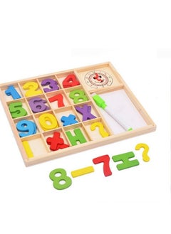 PLUSPOINT PLUSPOINT Wooden Number Counting Board Learn to Calculate Number with Abacus Computation Study Box Educational Basic Learning Maths kit for Kids Age 3+ (Computation-B)  - Image 1