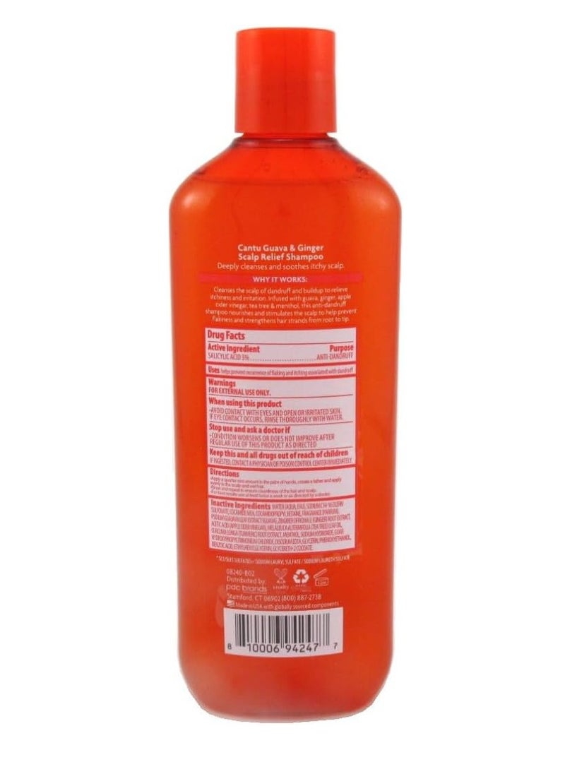 CANTO - Cantu Guava & Ginger Anti Dandruff Shampoo - 400ml - Image 1