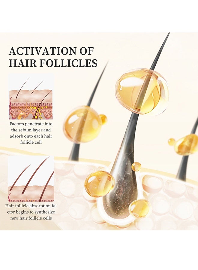 MOIKA Growth Hair Serum for Men and Women, Hair Regrowth Treatment for Scalp Hair Loss Hair Thinning, Natural Hair Growth for Thicker Longer Fuller Healthier Hair 30ml - Image 5