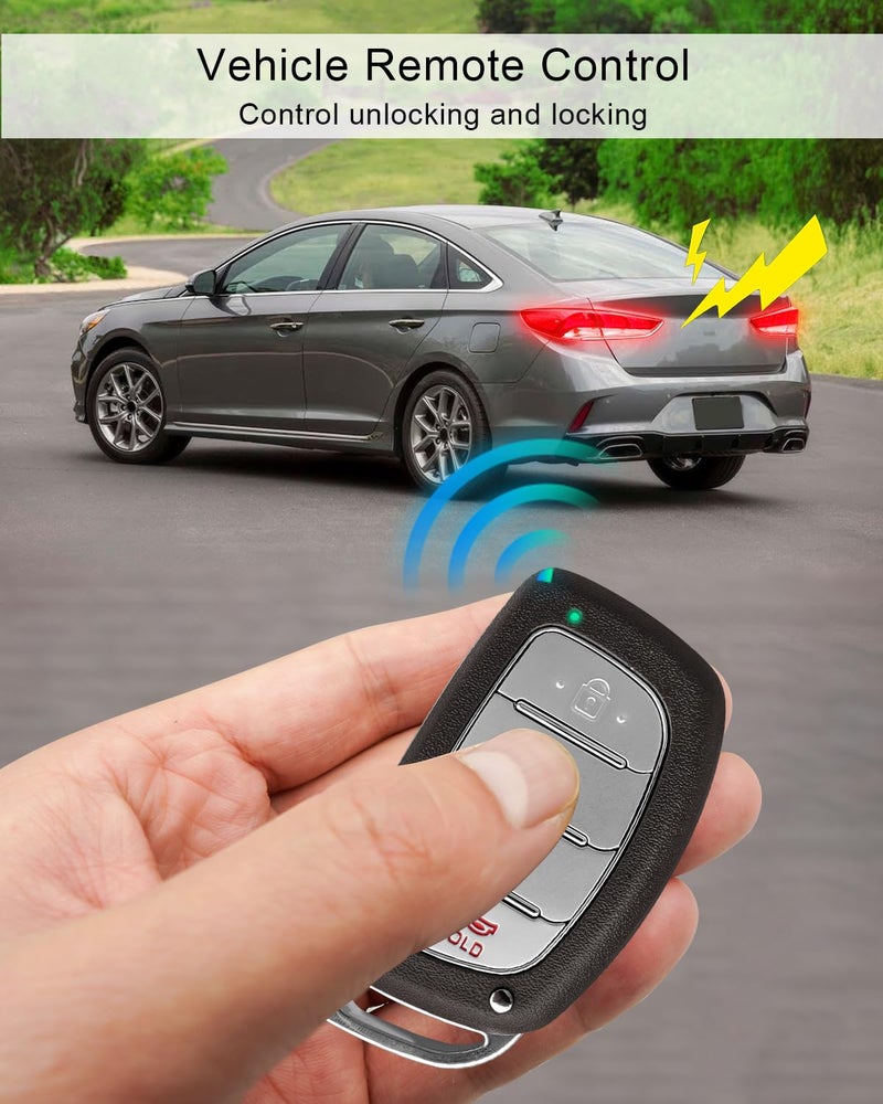 Tavaski 4-Button Smart Car Key Fit for Hyundai Sonata 2015 2016 2017 Replaces 95440-C1000N 95440-C1001 81999-2S040 81996-3Z020 81999-D3300, FCC ID: CQOFD00120, 434MHz Keyless Entry Remote Key Fob - Image 4