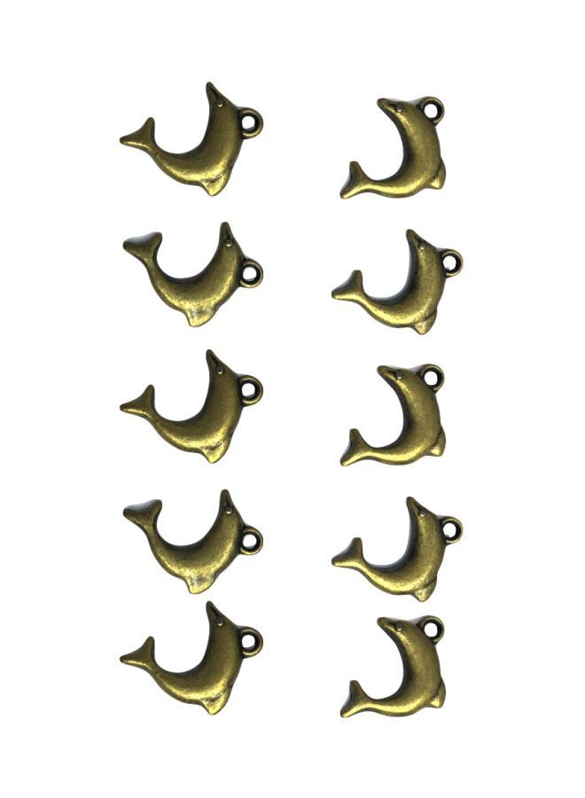 نيبمينينت طقم دلاية معدنية على شكل سمكة مكون من 10 قطع - Image 1