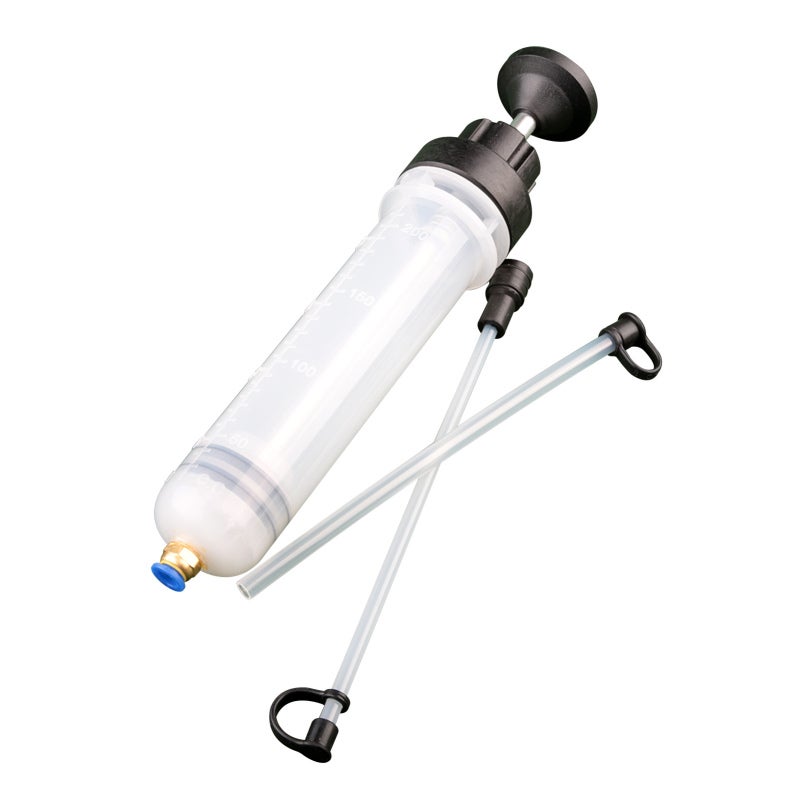 200cc Fluid Syringe Pump,Oil Fluid Extractor, for ATV's, Boats, Farm Equipment, Industrial Gear Boxes, Motor Vehicles, Oil Change Evacuation Pump - Image 4