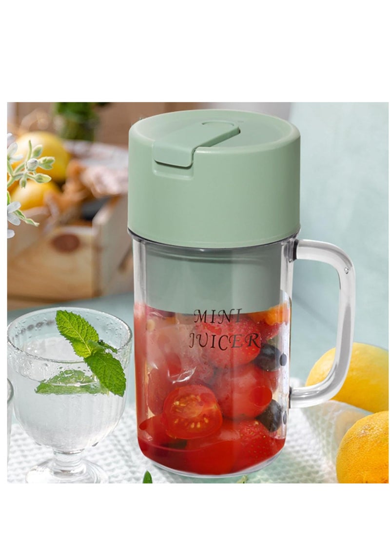 Generic - Stainless Steel Fruit Juicer Cup Extractor Blender Juice Maker Machine Portable Juicer With Straw - Image 1