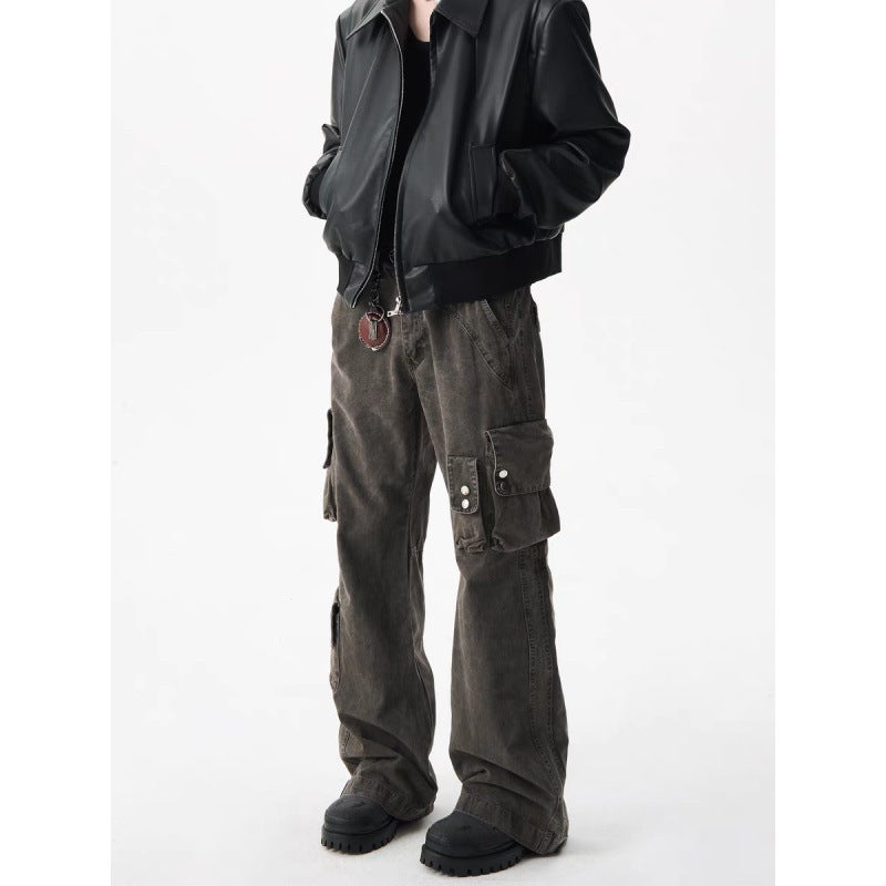 Unisex Classic Denim Jeans Loose Fit Daily Outdoor Wear - Image 4