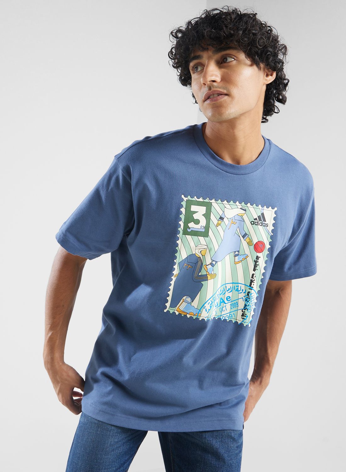 Adidas Dubai Stamp T-Shirt for Men | Best Price KSA