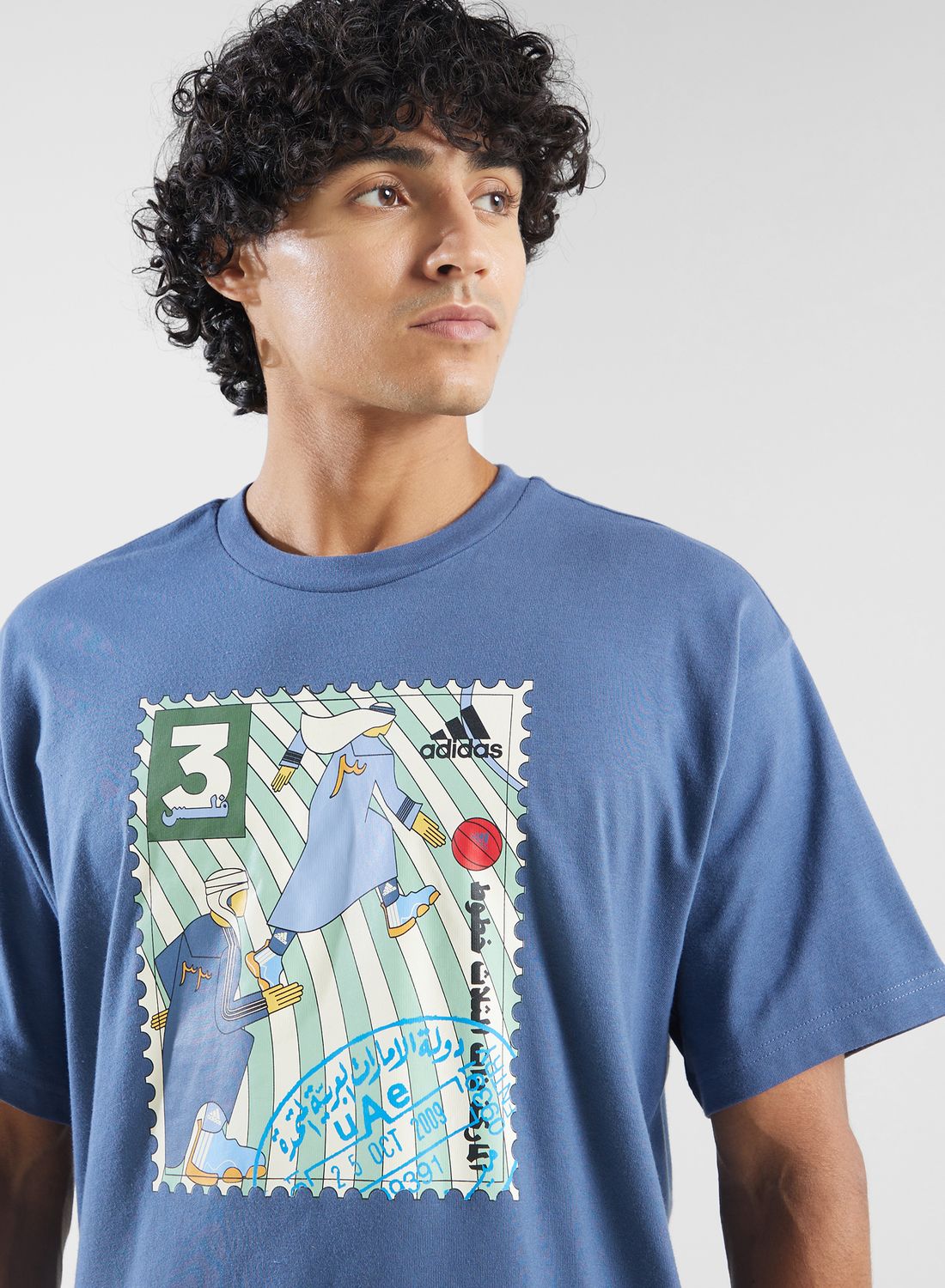Adidas Dubai Stamp T-Shirt for Men | Best Price KSA