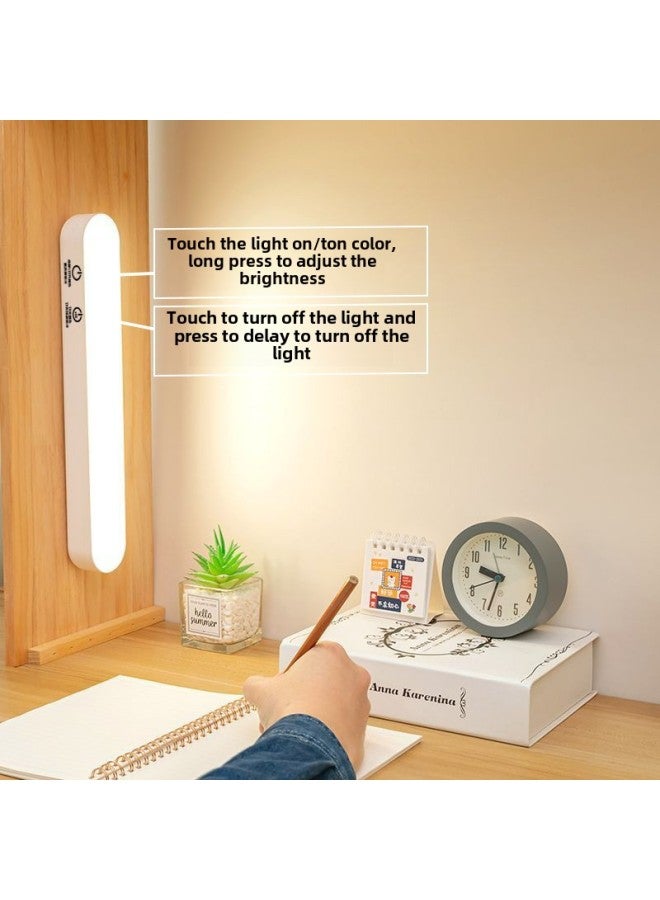 Table Lamp Dimmable Learning Special Student Dormitory Adsorption Led Eye Protection Desk Charging Bedside Bedroom Bedroom-Specifications:Charging Touch Model 36cm + Stepless Dimming + Adjustable Angle + 1.5tpc Charging Cable - Image 3