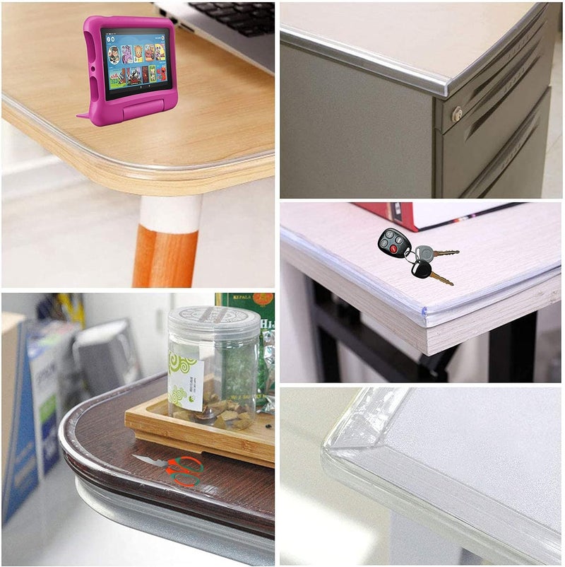 Luckam مجموعة واقي زوايا أمان الأطفال بطول 19.8 قدم، شريط مطاطي ناعم مع 4 واقيات زوايا دائرية للأطفال للخزائن والطاولات والأثاث - الحل الأمثل لحماية الأطفال - Image 5