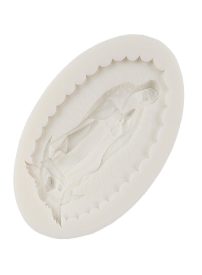 QDMOLDS قوالب سيليكون QDMOLDS على شكل آلهة يونانية، قالب مادونا لتزيين الكيك والحلوى والشوكولاتة والكب كيك، طين بوليمر، عجينة سكر. - Image 4