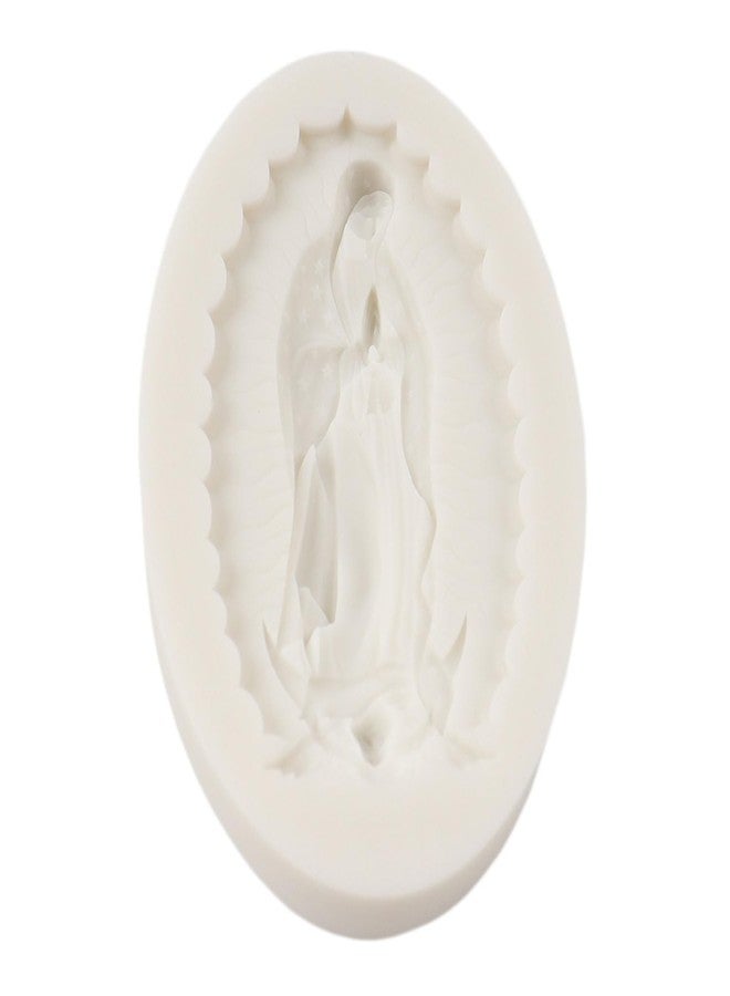 QDMOLDS قوالب سيليكون QDMOLDS على شكل آلهة يونانية، قالب مادونا لتزيين الكيك والحلوى والشوكولاتة والكب كيك، طين بوليمر، عجينة سكر. - Image 3