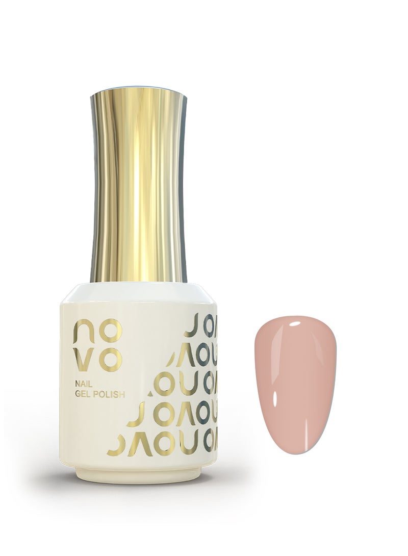 Novo Rubber Base Gel, 2 in 1 Gel Nail Polish Soak Off UV LED Nail Lamp, Nail Art Design for Women 12ml NB2# Soft Beige - Image 1