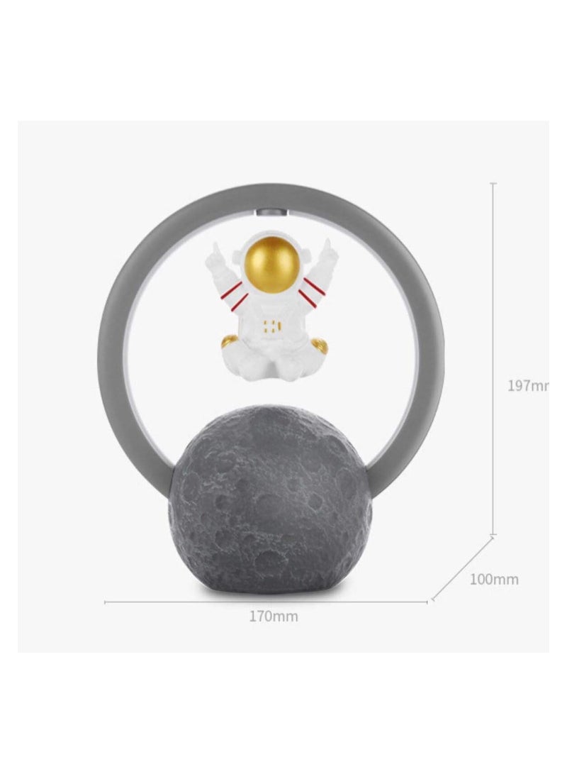 SOLARAE Magnetic Levitating Speaker Bluetooth 5.0, 360 Degree Rotation, 7 Colors, Wireless Floating Cool Tech Gadgets, 1200mah Rechargeable Lithium Battery, Faster Transmission, for Home Office Decor(1 Pack) - Image 2