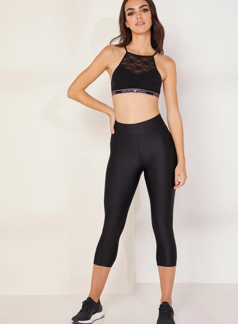 EMPORIO ARMANI Lace Detail Sports Bra