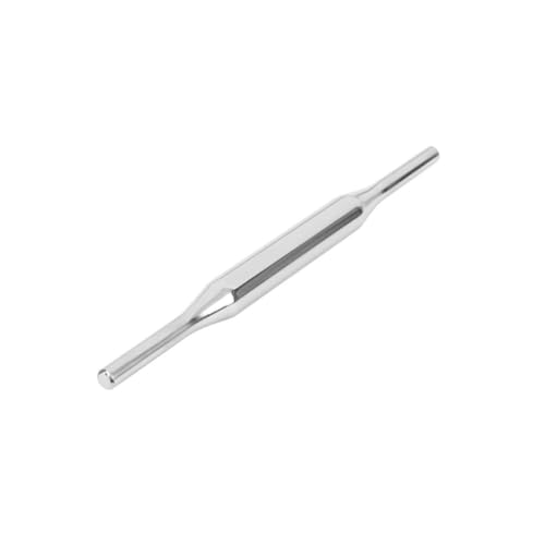 The Cook House - Stainless Steel Smooth Non-Stick and Lightweight Dough Roller/Rolling Pins/Belan | Chapati Roti Roller Rolling Pin - Silver (Size 3) - Image 1