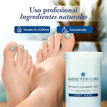 Kaeso Foot Mask Peppermint and Blueberry Twist 1200 ml by Kaeso - Image 3