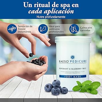 Kaeso Foot Mask Peppermint and Blueberry Twist 1200 ml by Kaeso - Image 2