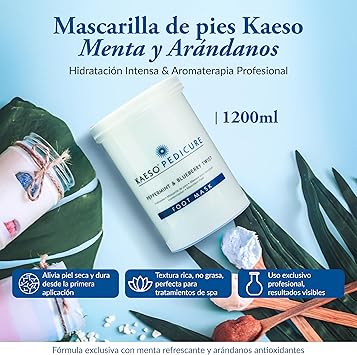 Kaeso Foot Mask Peppermint and Blueberry Twist 1200 ml by Kaeso - Image 4