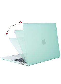 Generic MacBook Pro 13 Inch Case Cover 2022- 2016 Release A2338 M1 A2289 A2251 A2159 A1989 A1706 A1708 Touch Bar Plastic Hard Shell   Case And Screen Protector 13 Inch Color Mint Green  - Image 2