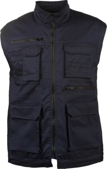 Mervem Vest Avcı Summer Cotton Multi-Pocket Navy Blue