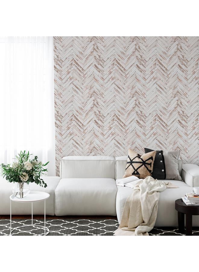 Bluejw Hot Selling Wallpaper Background Self-adhesive Touch Wallpaper Living Room Bedroom Wall Stickers Furniture Renovation Sticker-Wood Grain - Image 2