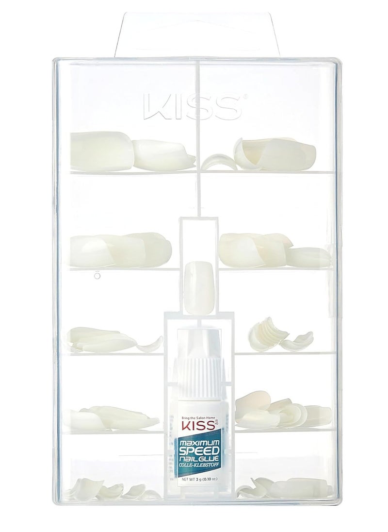 KISS Kiss nails 100 full cover nails - active square  - Image 2