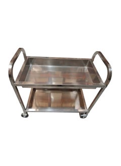 LACOT GENERAL TRADING LLC Two Layers Trolley And Food Cart With Wheels  - Image 1