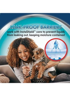 Simple Solution Disposable Dog Diapers For Female Dogs | Super Absorbent LeakProof Fit | Large | 12 Count (Pack Of 1)  - Image 3