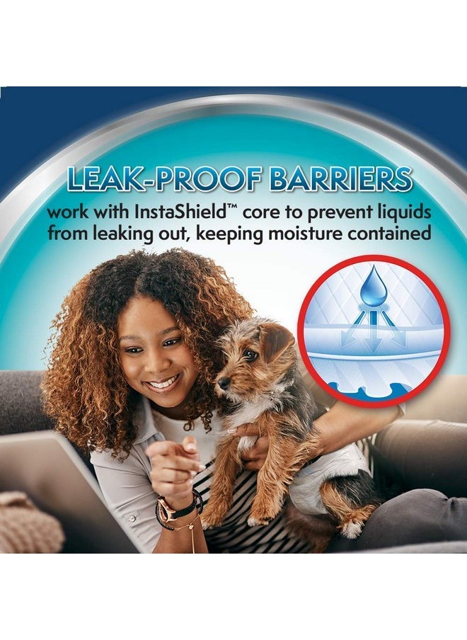 Simple Solution Disposable Dog Diapers For Female Dogs | Super Absorbent LeakProof Fit | Large | 12 Count (Pack Of 1)  - Image 3