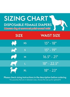 Simple Solution Disposable Dog Diapers For Female Dogs | Super Absorbent LeakProof Fit | Large | 12 Count (Pack Of 1)  - Image 5