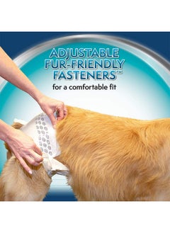 Simple Solution Disposable Dog Diapers For Female Dogs | Super Absorbent LeakProof Fit | Large | 12 Count (Pack Of 1)  - Image 4