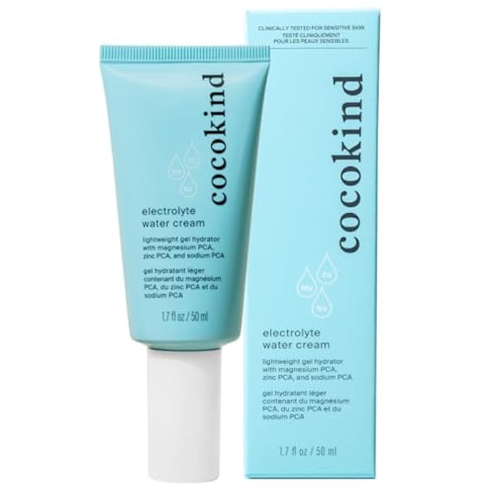 Cocokind Electrolyte Water Cream | Lightweight Water Gel Moisturizer | Balanced Hydrating Day Cream for All Skin Types | 1.7 Fl Oz - Image 1