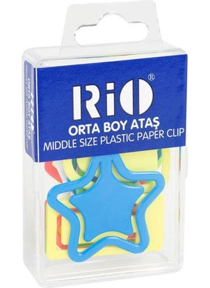 RIO Medium Size Colored Plastic Paper Clip 602 