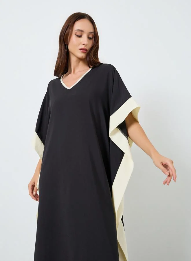 Take Two Women Maxi Dress with Contrast Trim