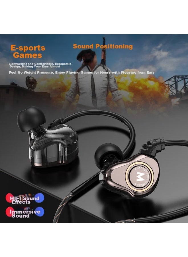 Bkayp Wired Gaming Headset, Type-c In-ear, For Esports, Pubg, Honor Of Kings, Gunfight, Computer And Mobile Phone, Sleep Headphones, Noise-cancelling, Music, Calls, Suitable For Apple And Huawei - Image 4