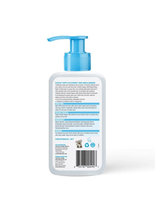 Flexitol Happy Little Bodies Body Wash and Shampoo, Gentle Formula, 7.1 Ounce - Image 2