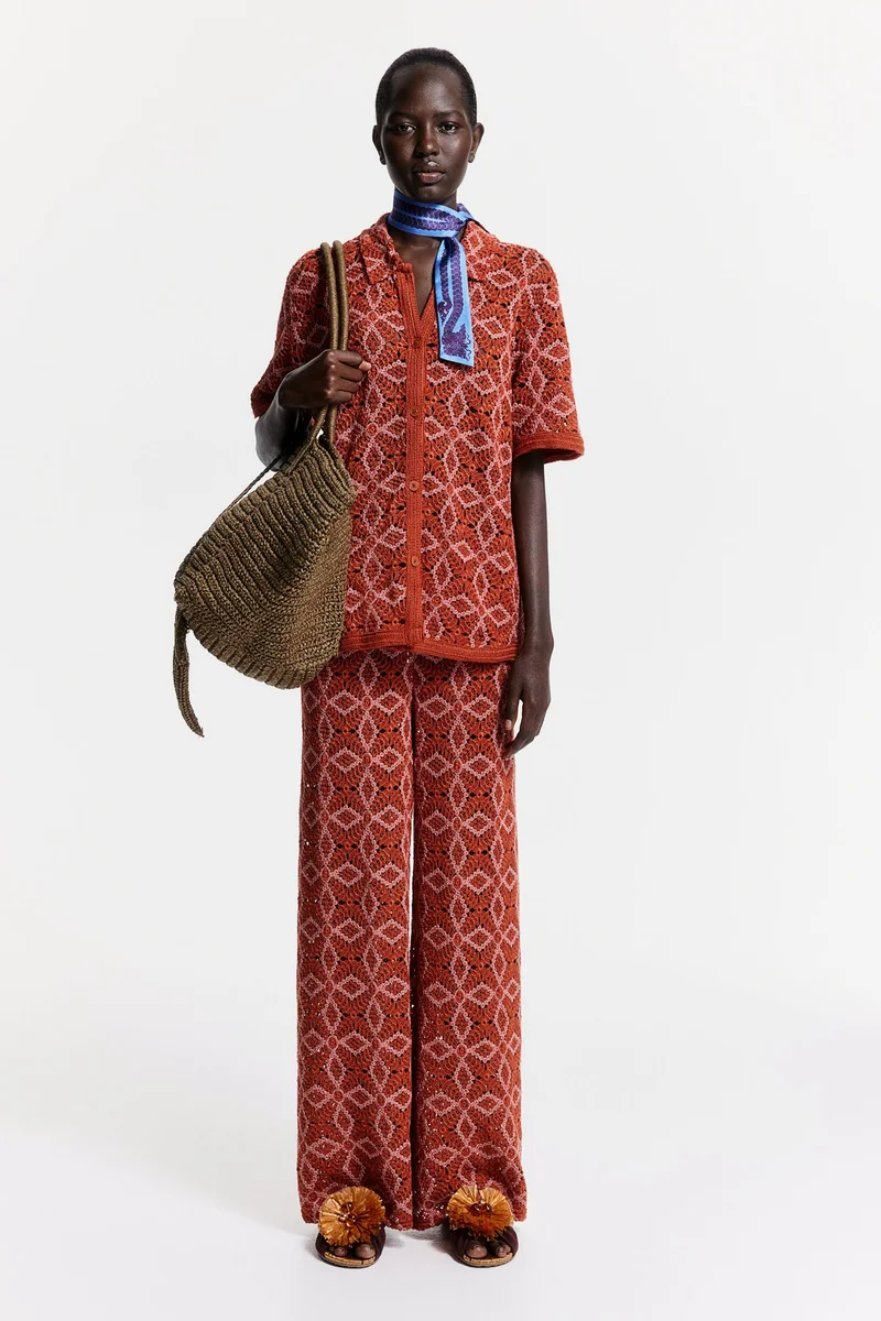 H&M Crocheted trousers