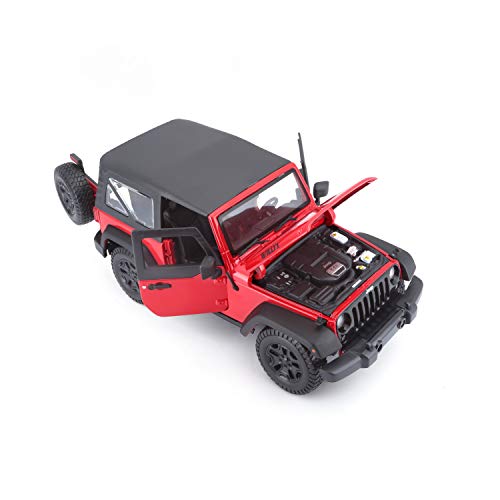Bauer Spielwaren مايستو 1:18 2014 جيب رانجلر سيارة مصنوعة من المعدن - Image 2