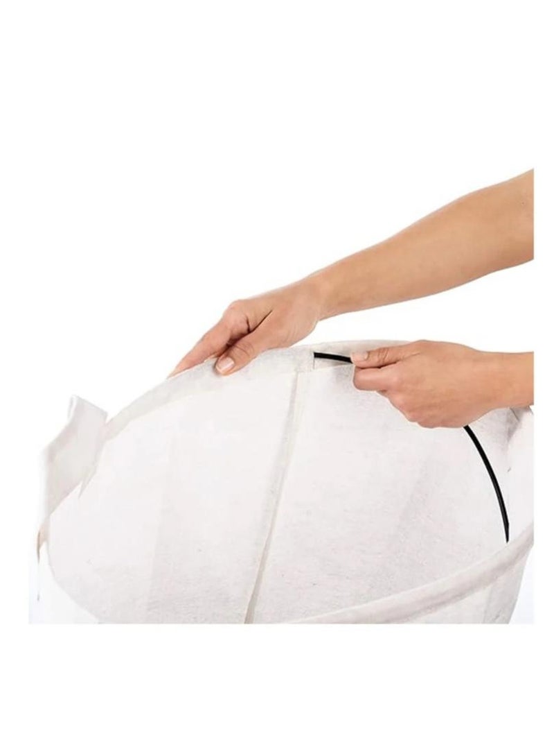 ريان Rayen سلة غسيل 55×40 سم بلاك & وايت | كبيرة السعة ومقاومة للماء | صناعة إسبانية – موديل 2303.01 - Image 5