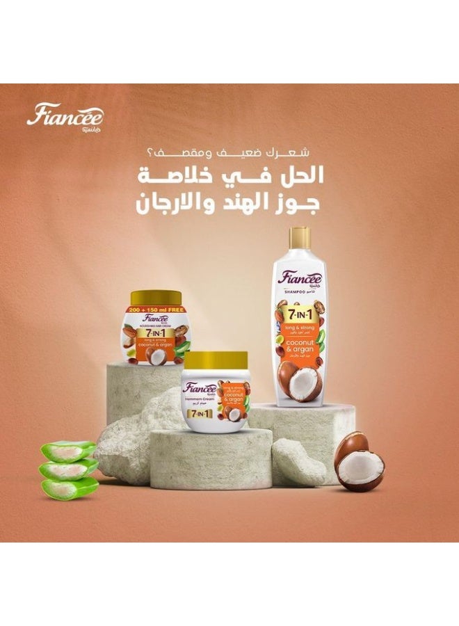 FIANCEE Shampoo 7 IN 1 With Coconut & Argan Long Strong - 340ML - Image 5