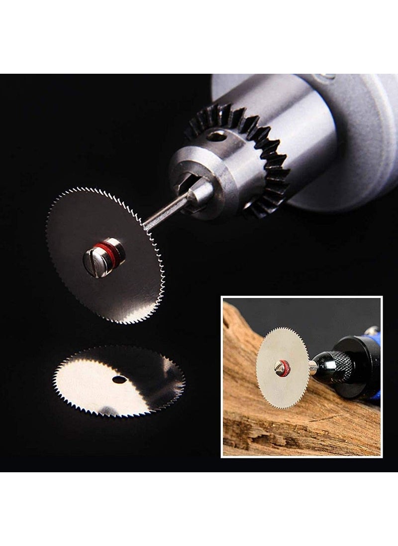 DIY Crafts DIY Crafts CTDIYHI41470 5 PCSSet 25mm Wood Saw Blade Disc 2 x Rod DIY Tools for Rotary Cutting  - Image 3